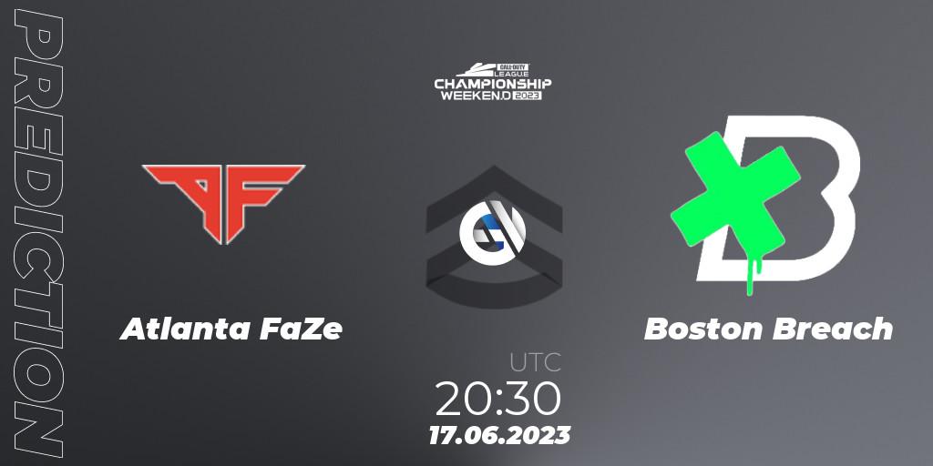 Atlanta FaZe - Boston Breach: прогноз. 17.06.2023 at 20:50, Call of Duty, Call of Duty League Championship 2023