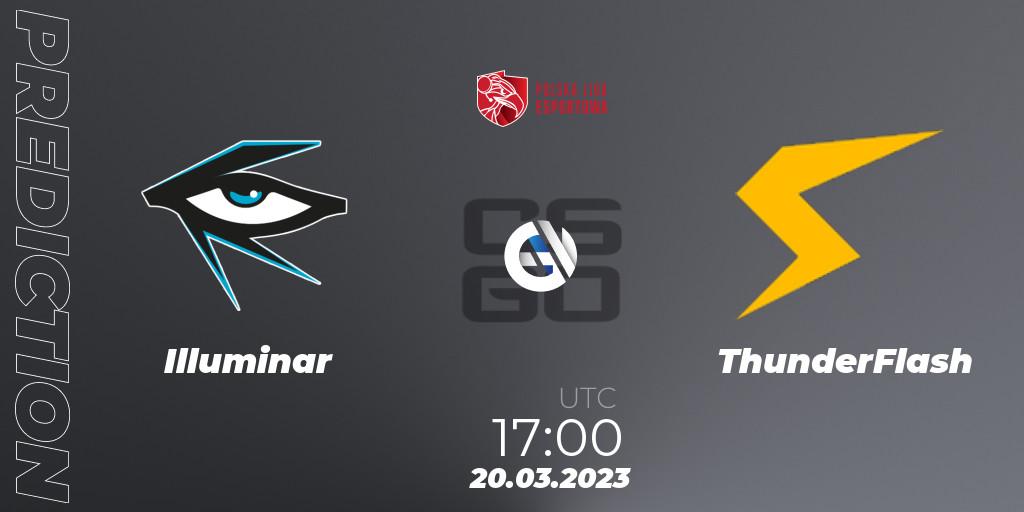 Illuminar - ThunderFlash: прогноз. 20.03.23, CS2 (CS:GO), Polska Liga Esportowa 2023: Split #1