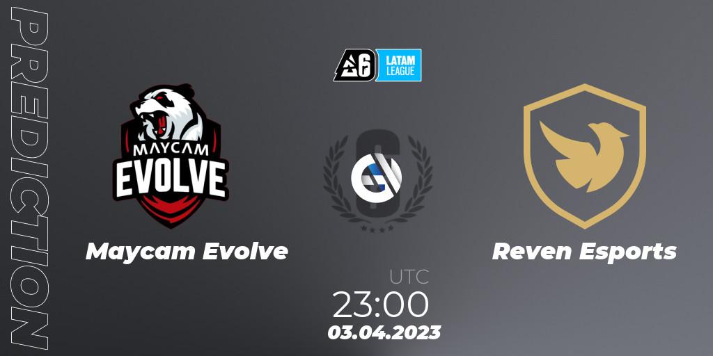 Maycam Evolve - Reven Esports: прогноз. 03.04.2023 at 23:00, Rainbow Six, LATAM League 2023 - Stage 1