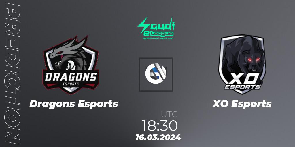 Dragons Esports - XO Esports: прогноз. 18.03.2024 at 18:30, VALORANT, Saudi eLeague 2024: Major 1