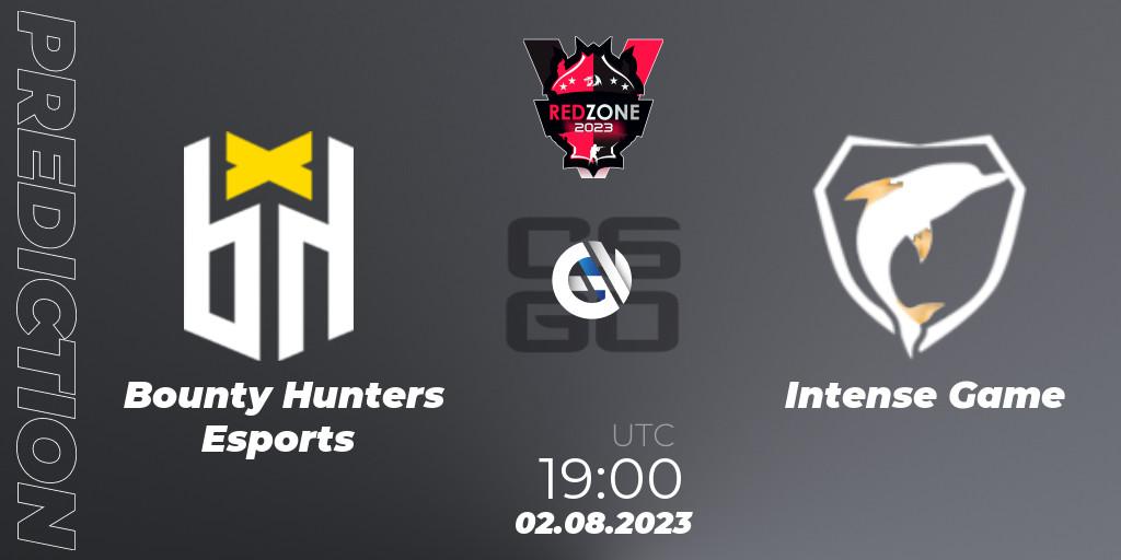 Bounty Hunters Esports - Intense Game: прогноз. 02.08.2023 at 19:00, Counter-Strike (CS2), RedZone PRO League Season 5
