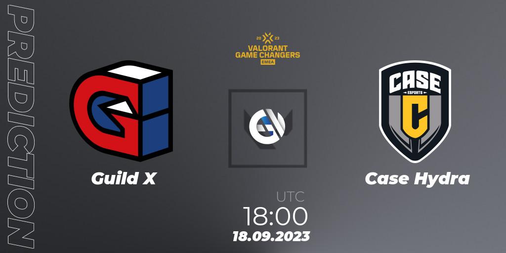 Guild X - Case Hydra: прогноз. 18.09.2023 at 18:00, VALORANT, VCT 2023: Game Changers EMEA Stage 3 - Group Stage