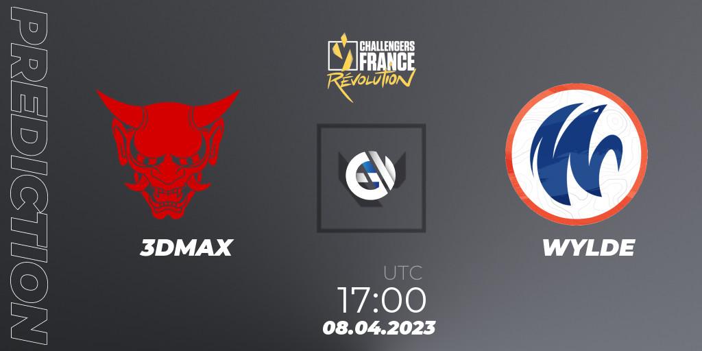3DMAX - WYLDE: прогноз. 08.04.2023 at 17:00, VALORANT, VALORANT Challengers France: Revolution Split 2 - Regular Season