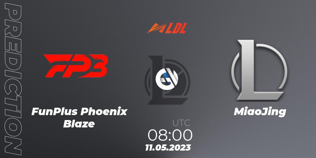 FunPlus Phoenix Blaze - MiaoJing: прогноз. 11.05.2023 at 08:00, LoL, LDL 2023 - Regular Season - Stage 2