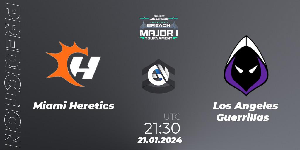 Miami Heretics - Los Angeles Guerrillas: прогноз. 20.01.2024 at 21:30, Call of Duty, Call of Duty League 2024: Stage 1 Major Qualifiers