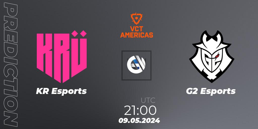 KRÜ Esports - G2 Esports: прогноз. 09.05.2024 at 21:10, VALORANT, VCT 2024: Americas League - Stage 1