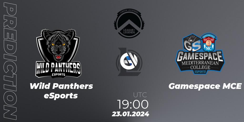 Wild Panthers eSports - Gamespace MCE: прогноз. 23.01.2024 at 19:00, LoL, GLL Spring 2024