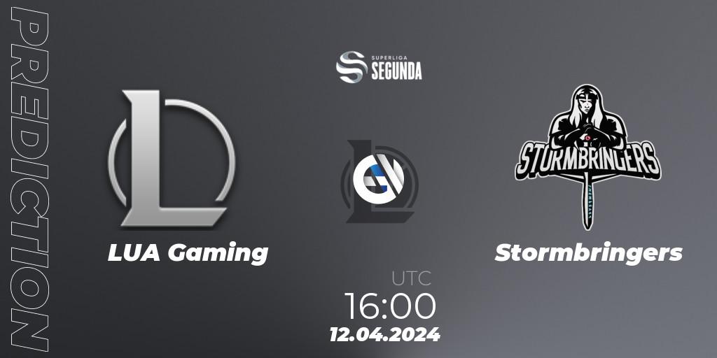 LUA Gaming - Stormbringers: прогноз. 12.04.2024 at 16:00, LoL, Liga de Videojuegos Profesional