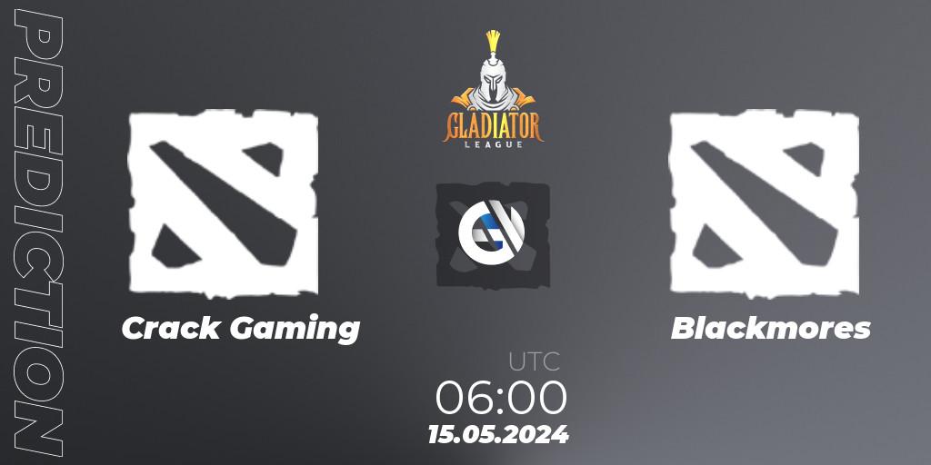 Crack Gaming - Blackmores: прогноз. 15.05.2024 at 07:00, Dota 2, Gladiator League
