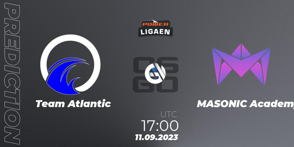 Team Atlantic - MASONIC Academy: прогноз. 11.09.2023 at 17:00, Counter-Strike (CS2), POWER Ligaen Season 24 Finals