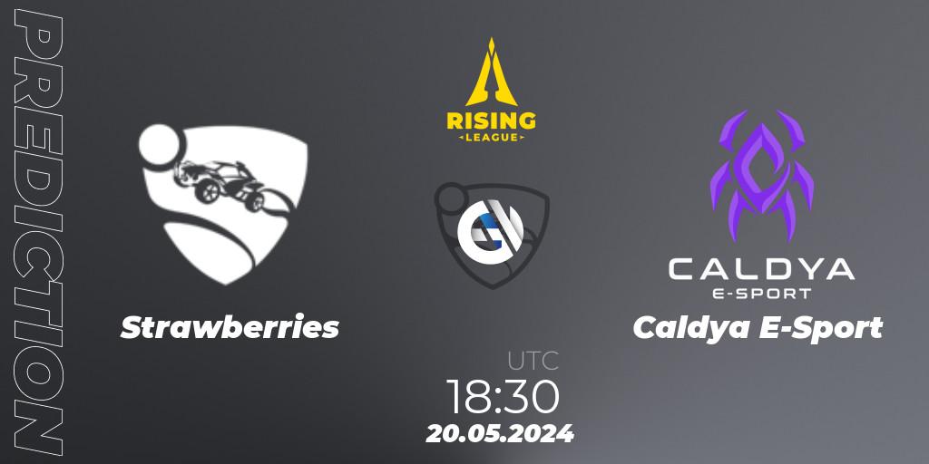 Strawberries - Caldya E-Sport: прогноз. 20.05.2024 at 18:30, Rocket League, Rising League 2024 — Split 1 — Main Event