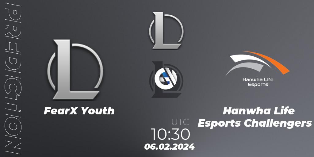 FearX Youth - Hanwha Life Esports Challengers: прогноз. 06.02.24, LoL, LCK Challengers League 2024 Spring - Group Stage