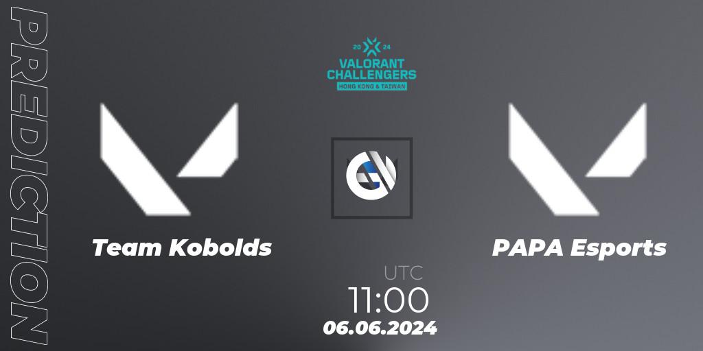 Team Kobolds - PAPA Esports: прогноз. 06.06.2024 at 11:00, VALORANT, VALORANT Challengers Hong Kong and Taiwan 2024: Split 2