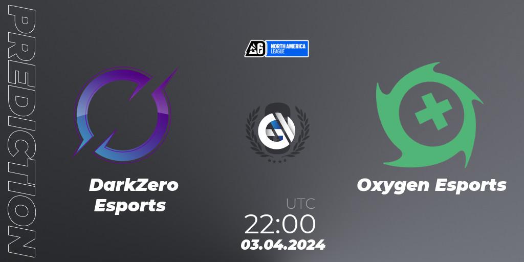 DarkZero Esports - Oxygen Esports: прогноз. 03.04.24, Rainbow Six, North America League 2024 - Stage 1
