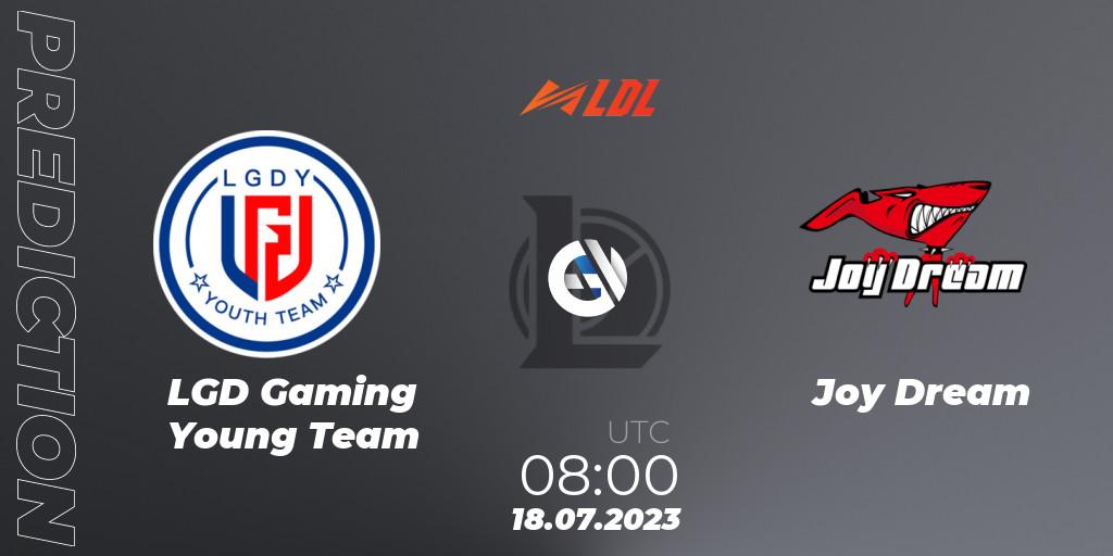 LGD Gaming Young Team - Joy Dream: прогноз. 18.07.2023 at 08:00, LoL, LDL 2023 - Regular Season - Stage 3