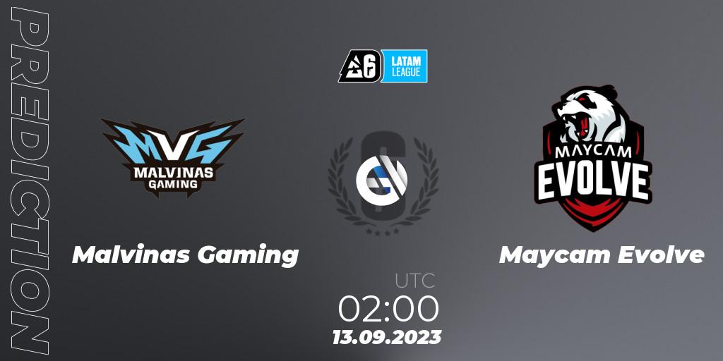 Malvinas Gaming - Maycam Evolve: прогноз. 13.09.2023 at 02:00, Rainbow Six, LATAM League 2023 - Stage 2