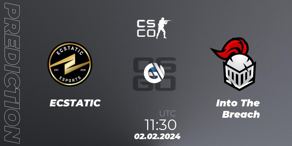 ECSTATIC - Into The Breach: прогноз. 02.02.24, CS2 (CS:GO), European Pro League Season 13