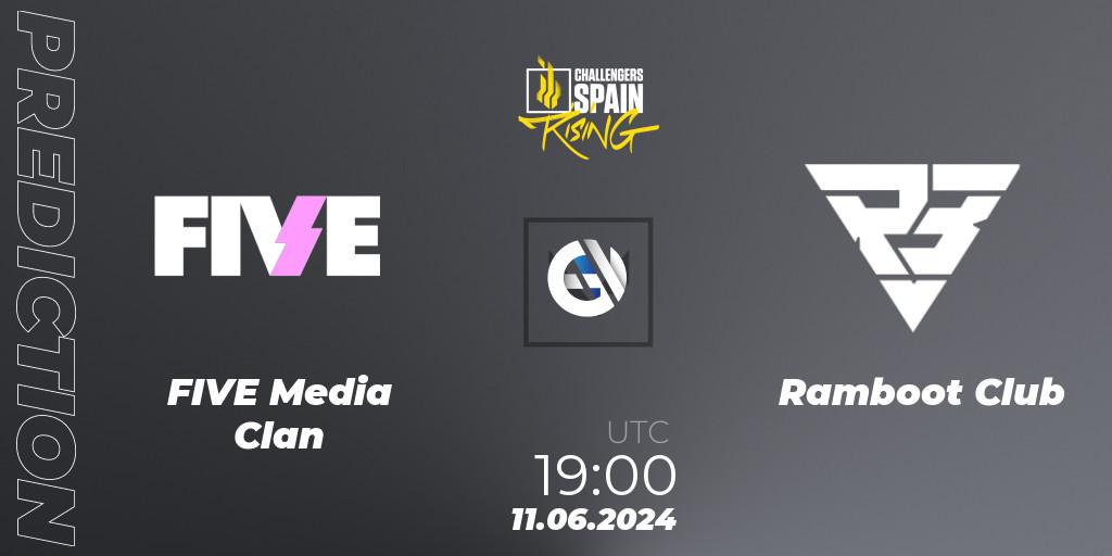 FIVE Media Clan - Ramboot Club: прогноз. 11.06.2024 at 19:00, VALORANT, VALORANT Challengers 2024 Spain: Rising Split 2