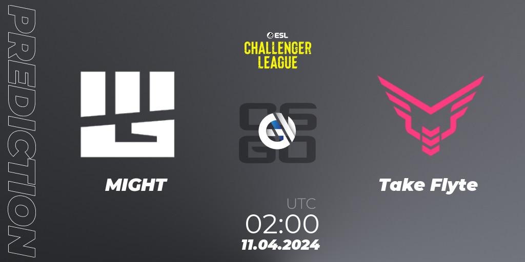 MIGHT - Take Flyte: прогноз. 11.04.24, CS2 (CS:GO), ESL Challenger League Season 47: North America