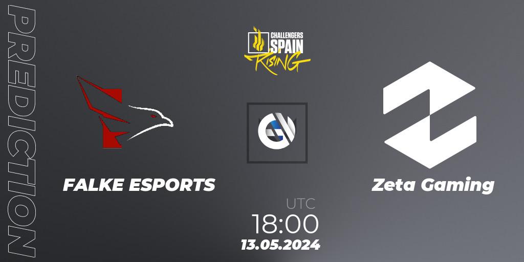FALKE ESPORTS - Zeta Gaming: прогноз. 13.05.2024 at 18:00, VALORANT, VALORANT Challengers 2024 Spain: Rising Split 2
