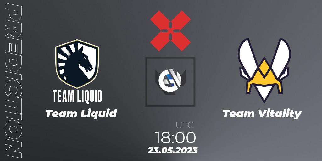 Team Liquid - Team Vitality: прогноз. 23.05.2023 at 17:15, VALORANT, VCT 2023: EMEA League 