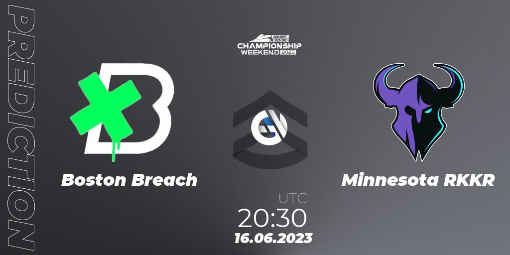 Boston Breach - Minnesota RØKKR: прогноз. 16.06.2023 at 20:30, Call of Duty, Call of Duty League Championship 2023