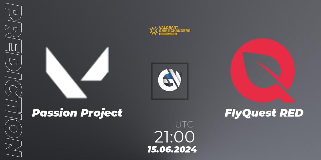 Passion Project - FlyQuest RED: прогноз. 15.06.2024 at 21:00, VALORANT, VCT 2024: Game Changers North America Series 2