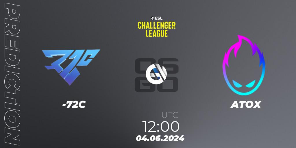 -72C - ATOX: прогноз. 04.06.2024 at 12:00, Counter-Strike (CS2), ESL Challenger League Season 47: Asia