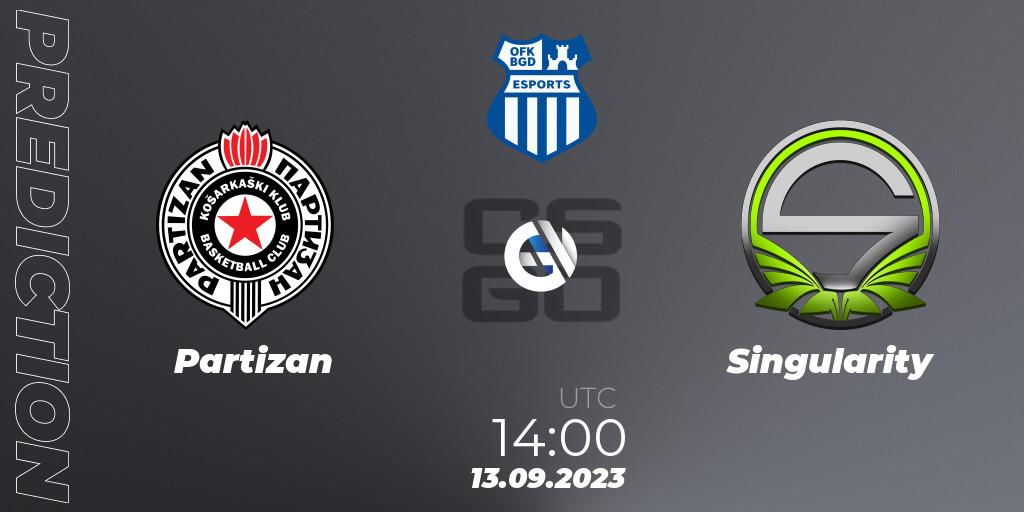 Partizan - Singularity: прогноз. 13.09.23, CS2 (CS:GO), OFK BGD Esports Series #1