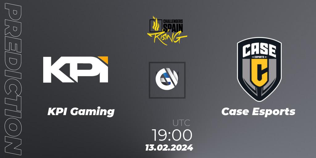 KPI Gaming - Case Esports: прогноз. 13.02.2024 at 18:00, VALORANT, VALORANT Challengers 2024 Spain: Rising Split 1
