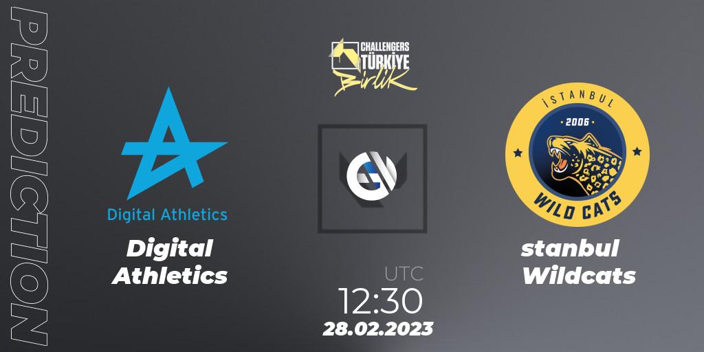 Digital Athletics - İstanbul Wildcats: прогноз. 28.02.2023 at 12:30, VALORANT, VALORANT Challengers 2023 Turkey: Birlik Split 1