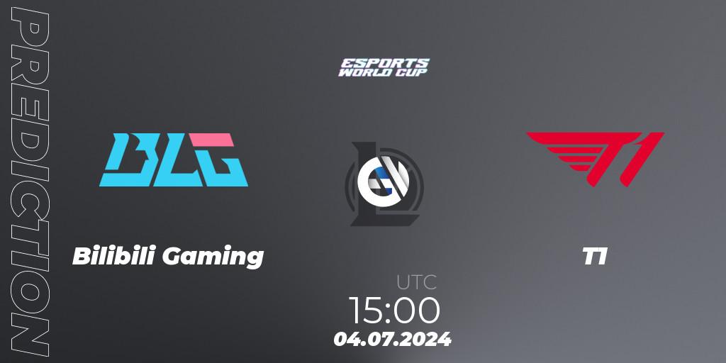 Bilibili Gaming - T1: прогноз. 04.07.2024 at 15:00, LoL, Esports World Cup 2024