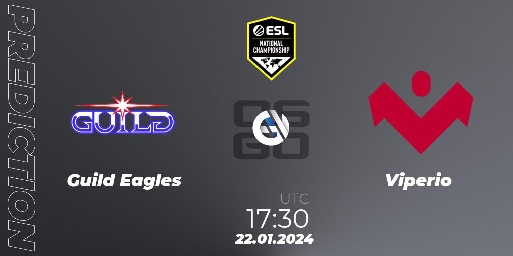 Guild Eagles - Viperio: прогноз. 22.01.2024 at 17:30, Counter-Strike (CS2), ESL Pro League Season 19 NC Europe Qualifier