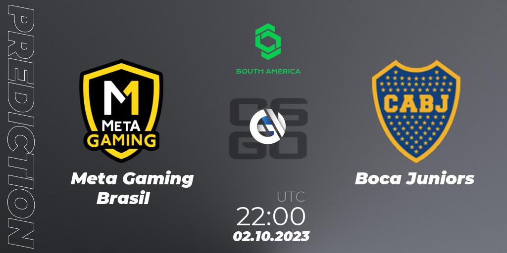 Meta Gaming Brasil - Boca Juniors: прогноз. 02.10.2023 at 23:05, Counter-Strike (CS2), CCT South America Series #12