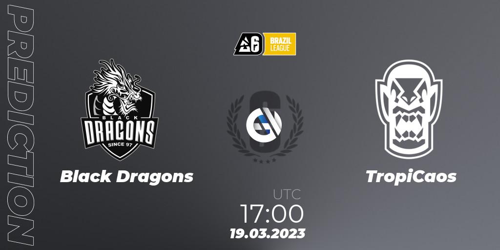 Black Dragons - TropiCaos: прогноз. 19.03.23, Rainbow Six, Brazil League 2023 - Stage 1