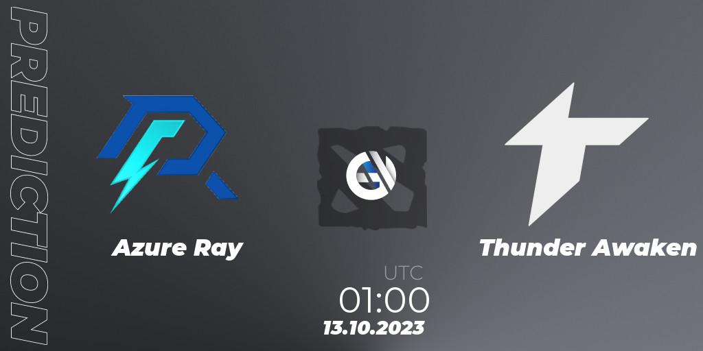 Azure Ray - Thunder Awaken: прогноз. 13.10.23, Dota 2, The International 2023 - Group Stage