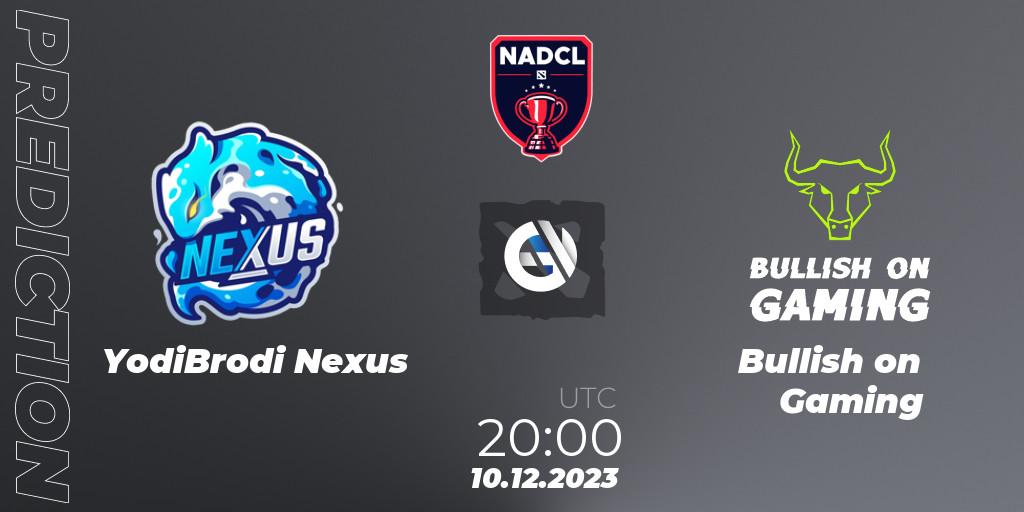 YodiBrodi Nexus - Bullish on Gaming: прогноз. 10.12.2023 at 21:00, Dota 2, North American Dota Challengers League Season 5 Grand Finals
