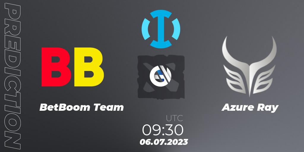 BetBoom Team - Azure Ray: прогноз. 06.07.2023 at 10:20, Dota 2, The Bali Major 2023