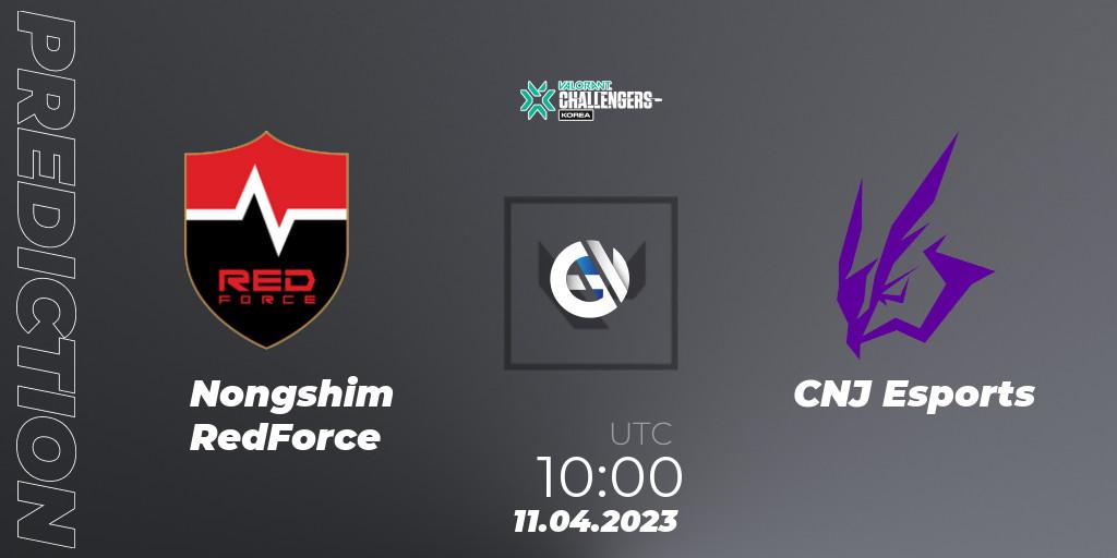 Nongshim RedForce - CNJ Esports: прогноз. 11.04.23, VALORANT, VALORANT Challengers 2023: Korea Split 2 - Regular League