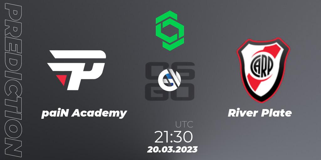 paiN Academy - River Plate: прогноз. 20.03.2023 at 21:30, Counter-Strike (CS2), CCT South America Series #6: Closed Qualifier