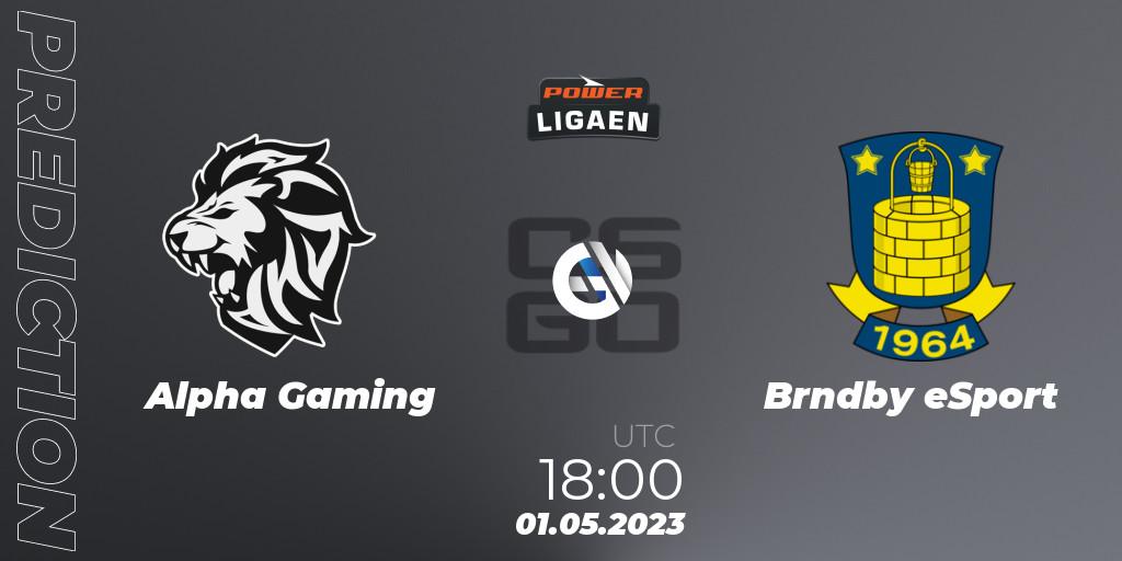 Alpha Gaming - Brøndby eSport: прогноз. 01.05.2023 at 18:00, Counter-Strike (CS2), Dust2.dk Ligaen Season 23