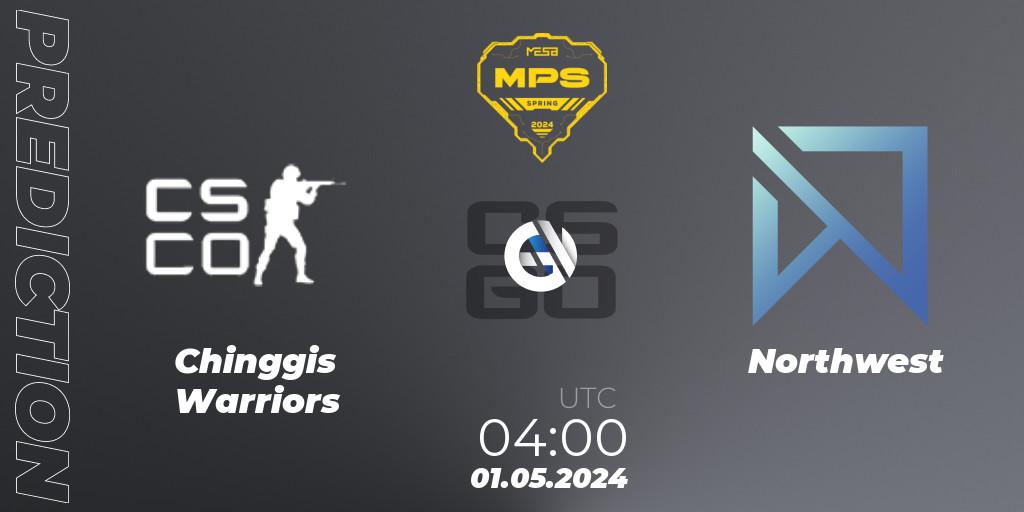 Chinggis Warriors - Northwest: прогноз. 01.05.2024 at 04:00, Counter-Strike (CS2), MESA Pro Series: Spring 2024