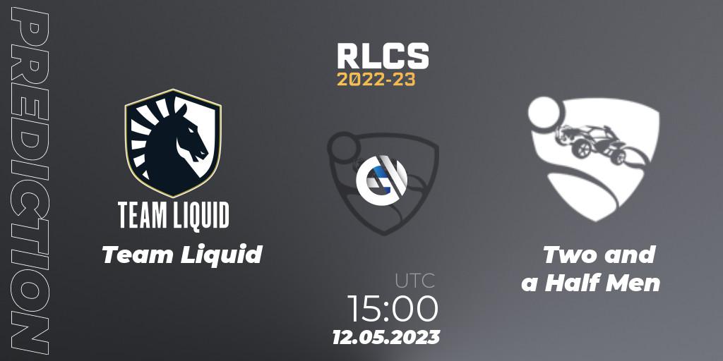 Team Liquid - Two and a Half Men: прогноз. 12.05.2023 at 15:00, Rocket League, RLCS 2022-23 - Spring: Europe Regional 1 - Spring Open