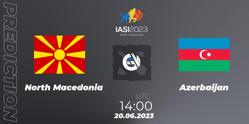 North Macedonia - Azerbaijan: прогноз. 20.06.2023 at 14:00, Dota 2, IESF Europe B Qualifier 2023