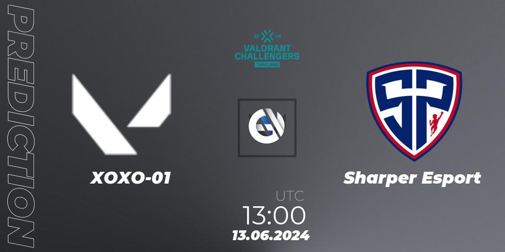 XOXO-01 - Sharper Esport: прогноз. 13.06.2024 at 13:00, VALORANT, VALORANT Challengers 2024: Thailand Split 2