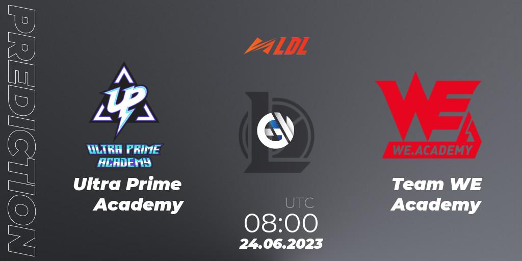 Ultra Prime Academy - Team WE Academy: прогноз. 24.06.2023 at 08:00, LoL, LDL 2023 - Regular Season - Stage 3