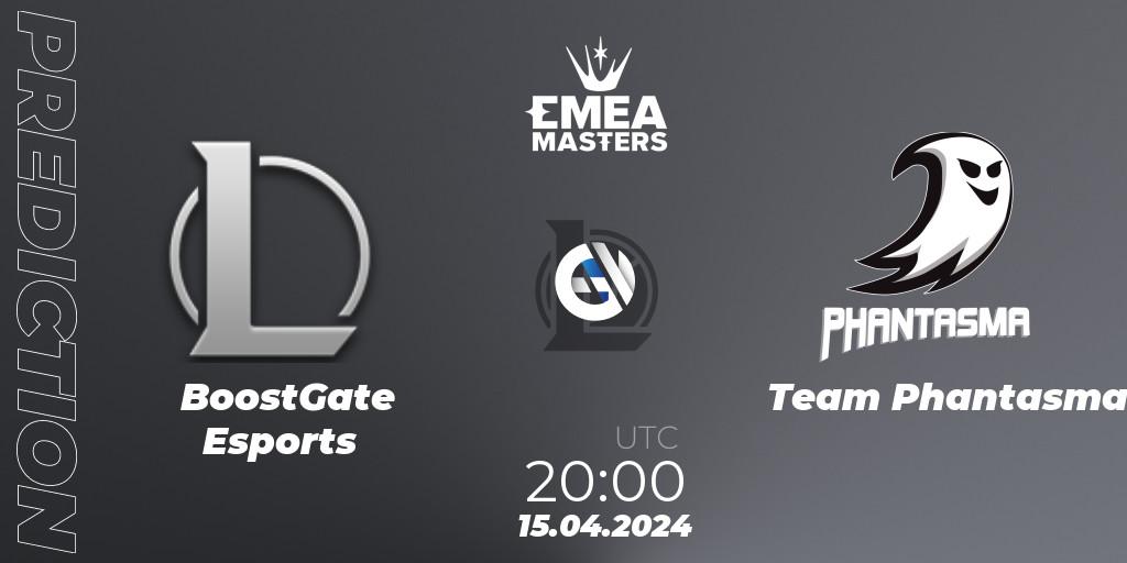 BoostGate Esports - Team Phantasma: прогноз. 15.04.2024 at 20:00, LoL, EMEA Masters Spring 2024 - Play-In