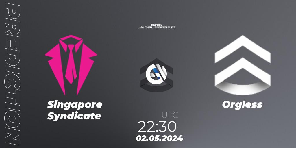 Singapore Syndicate - Orgless: прогноз. 01.05.2024 at 22:30, Call of Duty, Call of Duty Challengers 2024 - Elite 2: NA