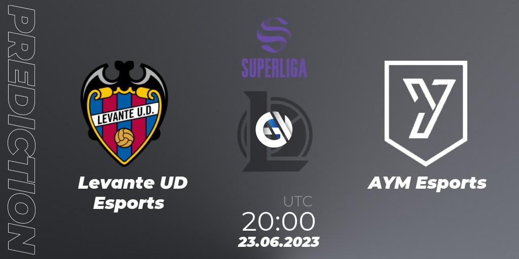 Levante UD Esports - AYM Esports: прогноз. 23.06.2023 at 20:00, LoL, LVP Superliga 2nd Division 2023 Summer