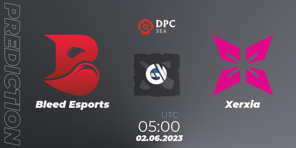 Bleed Esports - Xerxia: прогноз. 02.06.23, Dota 2, DPC 2023 Tour 3: SEA Division I (Upper)